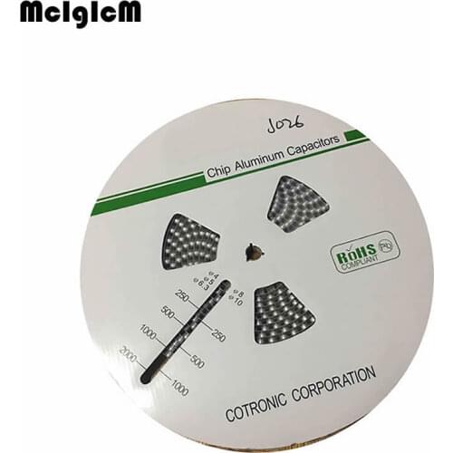 MCIGICM 1000pcs 220UF 16V 6.3mm*7.7mm SMD electrolytic capacitor