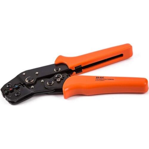 Crimping Pliers, Crimping Tool for Heat Shrink Connectors, Ratcheting Wire Terminal High Precision Wire Crimper, Tool for Insula