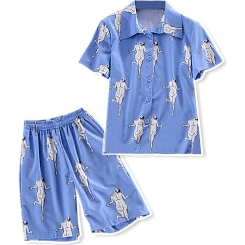 Anime Pajamas Sleepwears Attack on Titan Pyjamas Shingeki No Kyojin Cosplay Costume Adult Summer Short Sleeve Pijamas Tops Pants