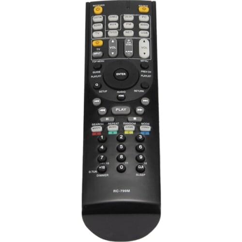 Remote Control for Onkyo RC-799M HT-R391 HT-R558 HT-R590 HT-R591 HT-S5500 RC-834M RC-737M RC-812M RC-801M RC-803M