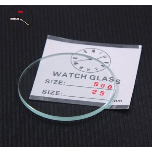 Wholesale 2pcs/lot 2.5mm Thick Watch Glass,46mm-50mm Waterproof Watch Replacement Parts,2pcs Bigger Size Watch Glass