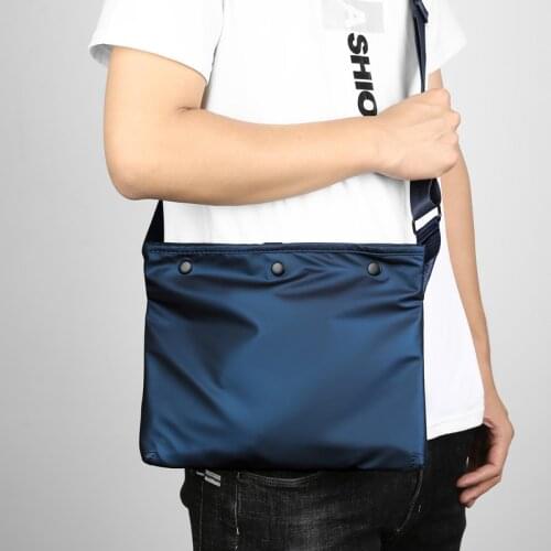 1 PCS Mens Oxford cloth shoulder messenger bag mens street simple travel messenger bag trend messenger bag youth handbag