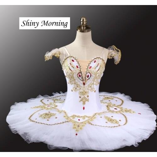 Dance Tutu Classical Pancake Platter Stage Performance Professional Ballet Tutu Ballerina Costume Harlequinade Variation
