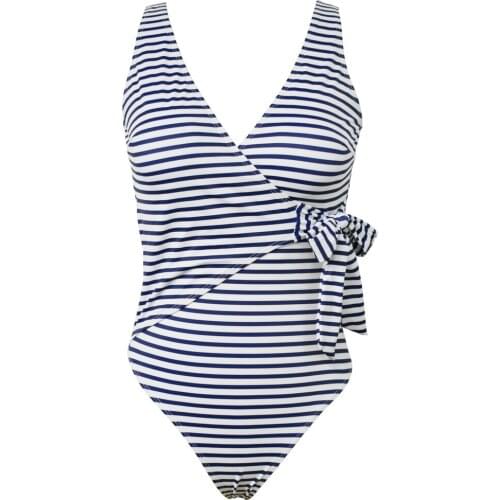 VECENEY Striped Swimwear