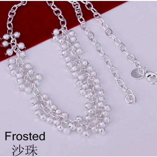 N210 Silver Color Necklaces Silver 925 Jewelry Pendant Fashion Jewelry Light Purple Necklace /bztakraa Cllalcsa