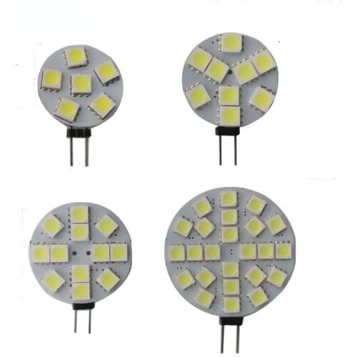10PCs G4 Led Round Light Board 9 12 24 Lights 5050 Dc12v Shop Window Cabinet Lights Home Interior Light Decorative Lights