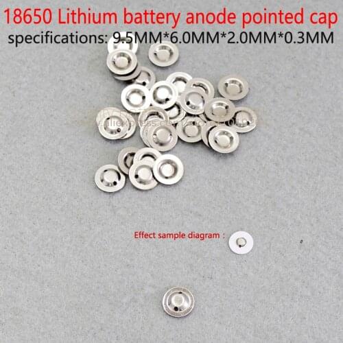 18650 flat pointed 18650 blocks modified electric core of lithium ion battery cathode welding tip cap folding machine battery ac