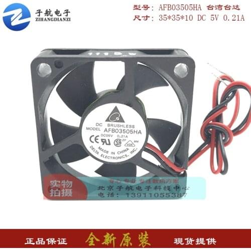 ADDA AFB03505HA DC 5V 0.21A 35x35x10mm 2-Wire Server Cooling Fan