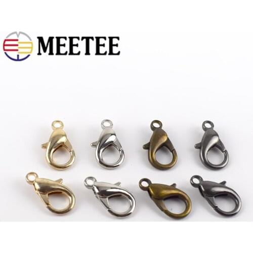 20/40/100pcs 30mm Metal Bag Buckle Dog Collar Webbing Handbag Strap Chain Clasps Lobster Snap Hook DIY Hardware Accessories
