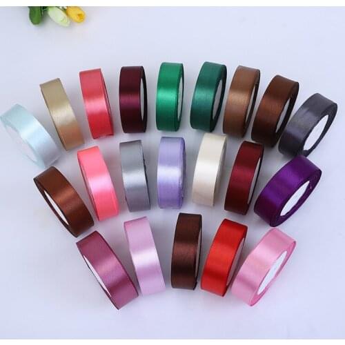 25 Yards/roll) 15 mm width Silk Satin Ribbons Gift Wrapping Decoration Christmas Ribbons DIY Handmade Supplies Ribbon