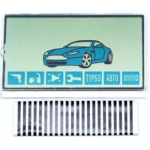 A61 LCD Display For Russian Version Starline A61 Flexible Cable LCD Remote Controller Car Alarm Security Car Accessories