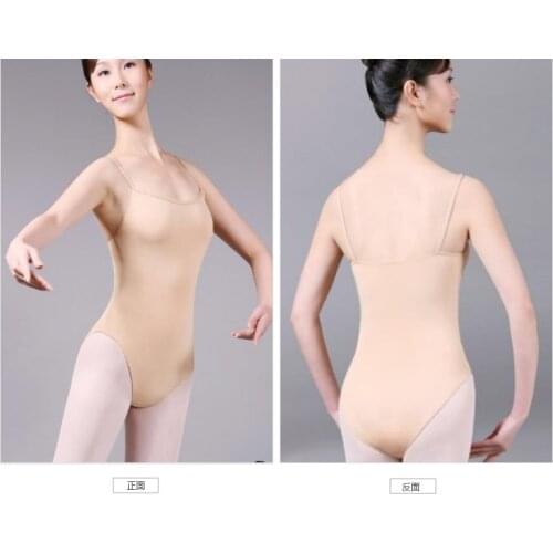 42-62KG Elastic Sleeveless Adults Camisole Ballet Gymnastics Leotard Women Cheap Nude Underwear Ballerina Dance Clothes For Sale