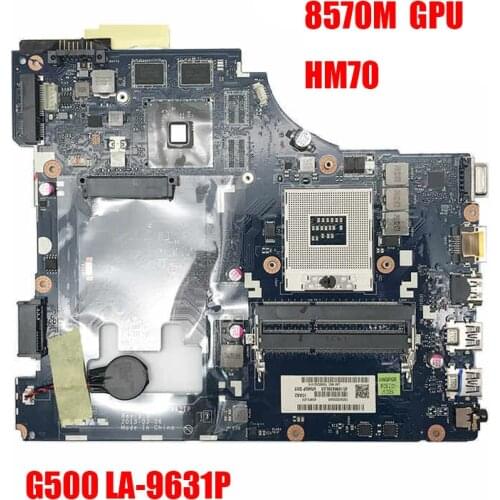 G500 Motherboard For Lenovo G500 LA-9631P Laotop Mainboard LA-9631P Motherboard with HD 8570M GPU HM70 Free CPU