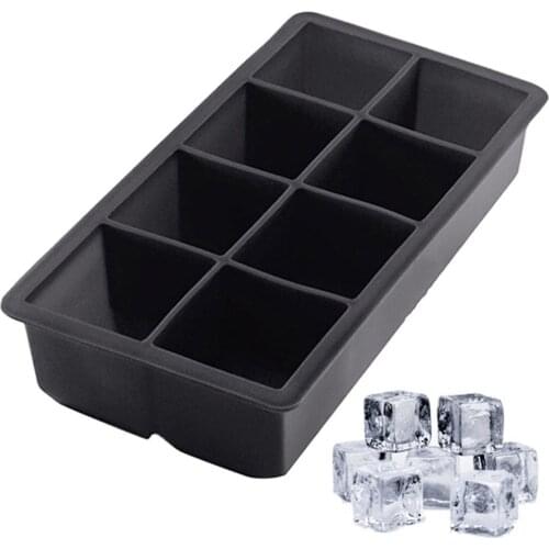 Perfect Ice Cube Silicone Cube Maker Form Cake Pudding Chocolate Molds Easy to Remove Ice Trays Fade Resistant Without cover