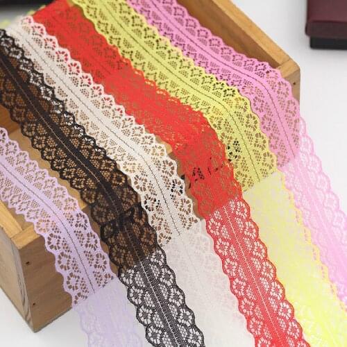 Hot sale 1 meter/lot 25mm Lace Ribbon White Lace Trim Fabric Embroidered Net lace trimmings for sewing accessories Decoration