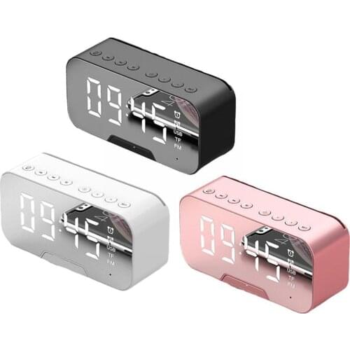 Multifunctional Alarm Clock Portable G10 Prompt Voice Support Bt Aux Fm 5.0 Alm Speaker Wireless Bluetooth-compatible