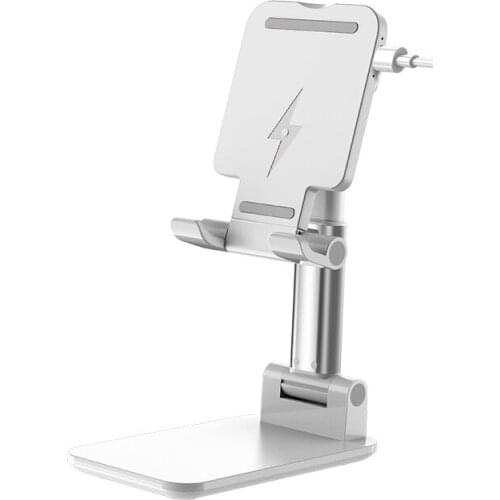 Desktop Stand Fast Wireless Charging Adjustable Foldable Mobile Phone Holder Tablet Stand Universal Stand Lazy