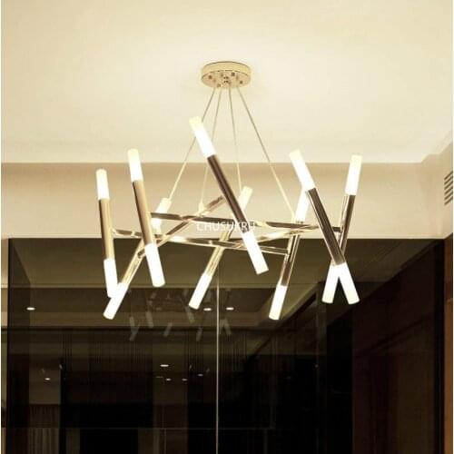 Post modern art restaurant Pendant Lamp creative northern Europe simple bedroom led atmospheric living room bar hanging lamp