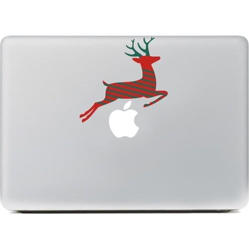 Christmas elk Vinyl Decal Sticker for DIY Macbook Pro / Air 11 13 15 Inch Laptop Case Cover Sticker