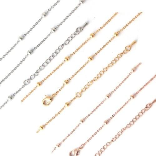 Top Fashion Cooper Ball Chain for Coin Pendant Necklace 45cm-80cm 10pcs/lot