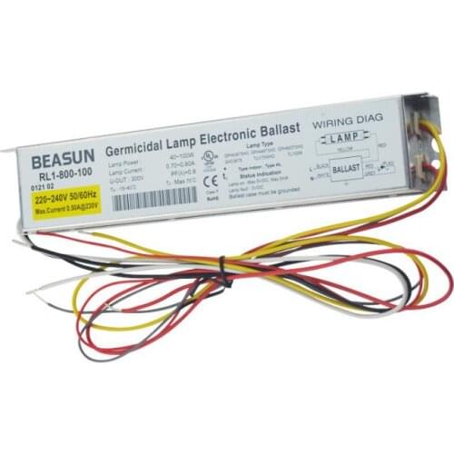 UV germicidal lamp 80W-100W 120W water treatment dedicated electronic ballast RL1-800-100