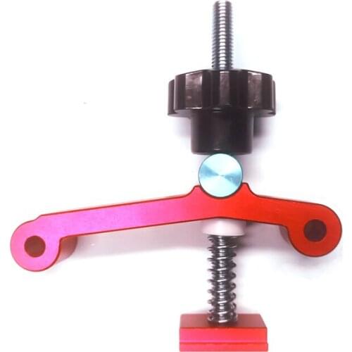 Improved T-Track Platen Miter Track Clamping Blocks Chute Blocks Adjustable Press Plate Hold Down Clamps for Woodworking Table