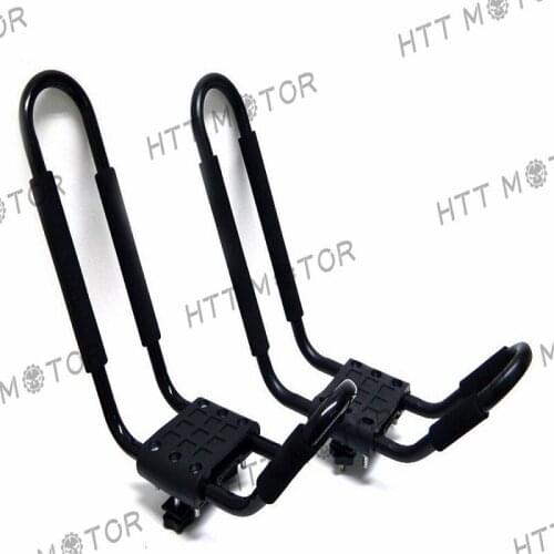 Aftermarket motorcycle parts J-Bar Rack HD Kayak Carrier Canoe Boat Surf Ski Roof Top Mount Car SUV Crossbar black