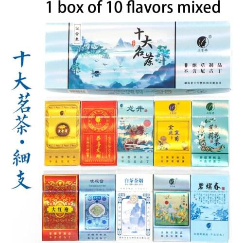 Healthy 100% Natural Herbal Tea Smoke Tobacco&Nicotine Free Herb Cigarettes, Quit Smoking Substitutes