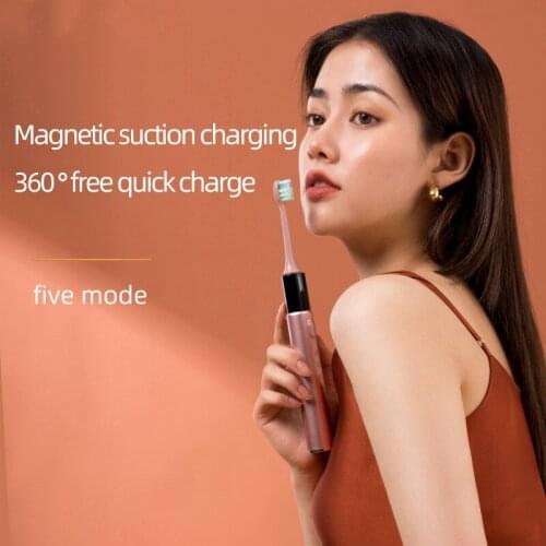 New Style Magnetic Levitation Sonic Automatic Electric Toothbrush 5 Modes Timer USB Rechargeable IPX7 Tooth Brush Adult Couples