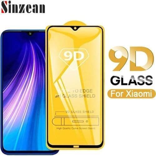 100pcs For Redmi Note 10 Pro/Note 9S/Redmi Note 8 2021/9A/9C/Note 9 Pro/Note 8T 9D Full Glue Tempered Glass Screen protector B-H