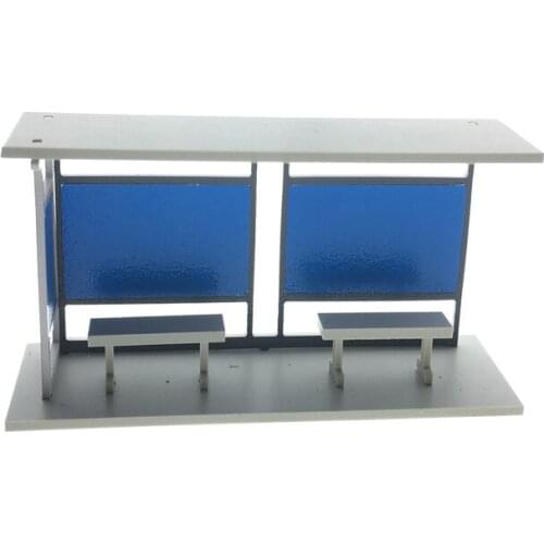 2pc/lot Model Building Scenery Sand Railroad Railing Train Fence Guardrail HO 1:87 HO-87 8.6*2.2*3.4cm