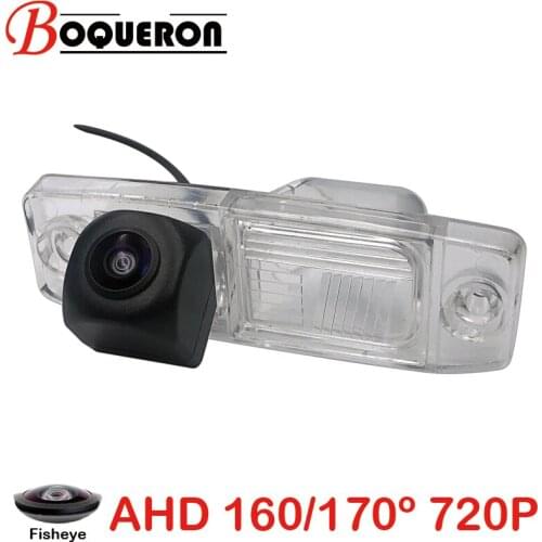 Fisheye 170 Degree 1280x720P HD AHD Car Vehicle Rear View Reverse Camera for Hyundai Genesis Sedan Sonata YF i45 Avante