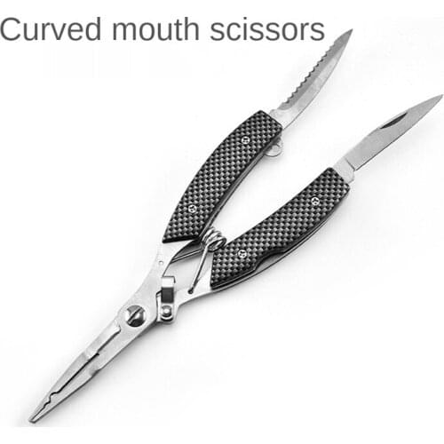 Stainless Steel Fish Control Grip Gripper Lure Multifunctional Plier Hook Plier Fish Pliers Fishing Tools Fishing line cutter