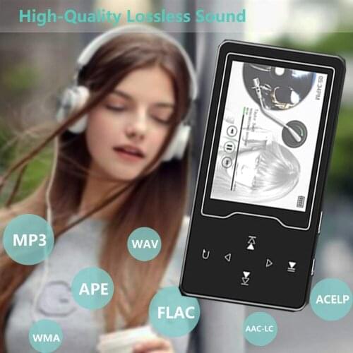 CHENFEC 2.4Inch Screen MP4 Player with Speaker Touch Key Lossles Music Player TF Card up to 64GB Video Player Support FM E-Book