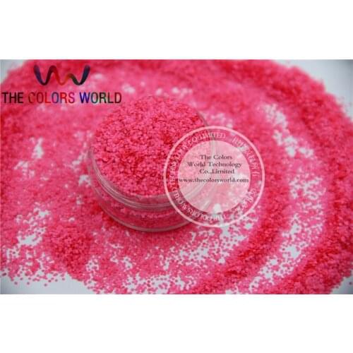 TCF502 Neon Shocking Pink Colors 0.8mm size solvent resistant glitter for nail Art nail Polish or other DIY decoration