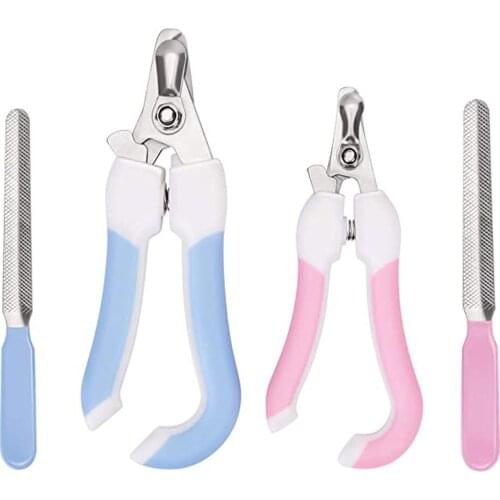 Professional Pet Cat Dog Nail Clipper Cutter Stainless Steel Grooming Scissors Clippers Claw Nail Scissors with Lock