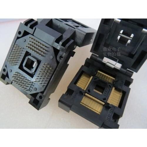 Original YAMAICHI IC Test Seat IC51-1284-1702 Burning Programmer LQFP128 TQFP128 QFP128 Socket Adapter