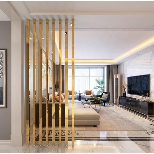 Stainless Steel Screen Partition Home Entrance Door To Block The Living Room Decoration Entrance