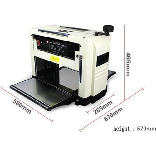 JTP-31801 wood press planer multifunctional woodworking machinery thicknessing planer / single (with bracket)
