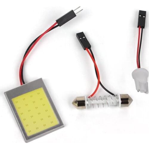 T 10 24SMD COB 1 Set Interior Reading Lamps DC 12V LED Car Dome Lights High Quality Car-styling