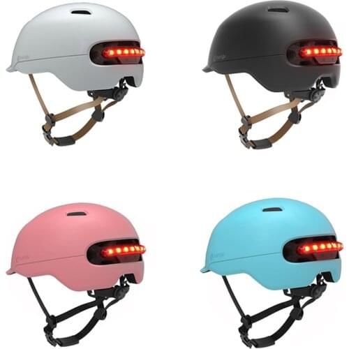 Smart4u smart helmet night safety riding bicycle balance car helmet LED automatic light intelligent warning light helmet 4 color
