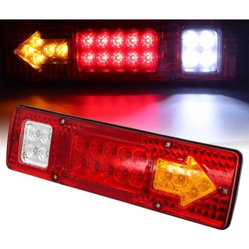 2x 46 LED Truck Tail Light Bar For Truck Boat Trailer Pickup RV Camper UTV UTE Vans Turn Signal Brake Reverse Running Taillight