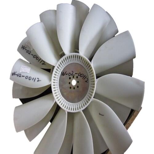 Changlin ZL50H Wheel Loader Parts 4735-42599-YS-762 Plastic Ten Blade Radiator Fan