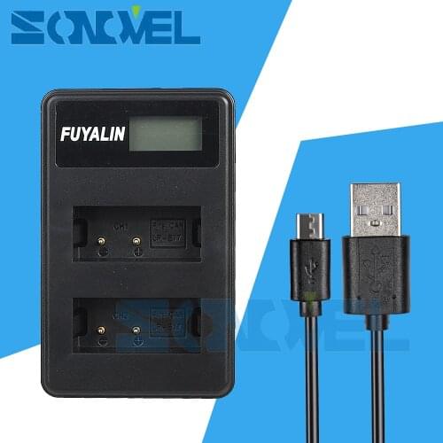 LPE17 LP-E17 USB LCD Dual Battery Charger For Canon EOS M3 M5 M6 760D 750D 800D 77D Rebel T6i T6s T7i DSLR Camera