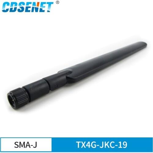2pcs 4G LET Antenna SMA-J Interface 5dBi High Gain Flexible 19cm Length Omnidirectional Antenna CDSENET TX4G-JKC-19
