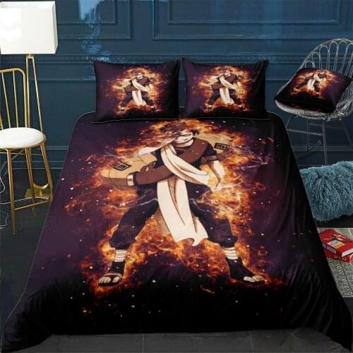 Gaara Duvet Cover Comfortable Quilt Home Decora Design Universal Bedding Set Bedclothes+Pillowcase 3pcs