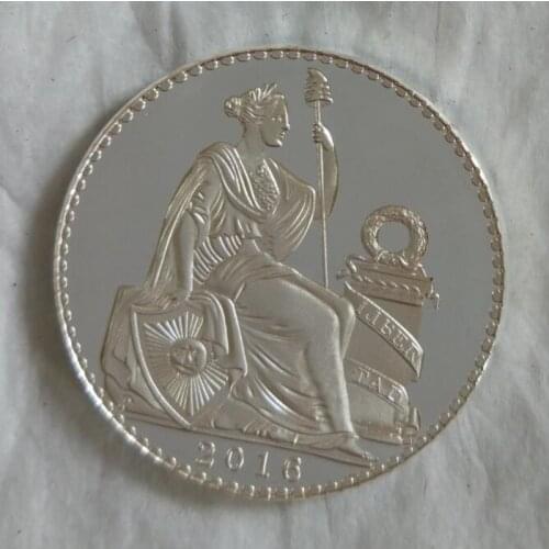 35MM Silver Plated Peruvian Statue of Liberty Commemorative Medallion American Statue of Liberty Commemorative Coin