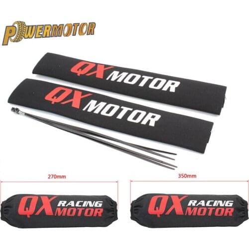 35cm Front Fork Protector + Rear Shock Absorber Guard Wrap Cover For CRF YZF KLX Dirt Bike Motorcycle ATV Quad Motocross
