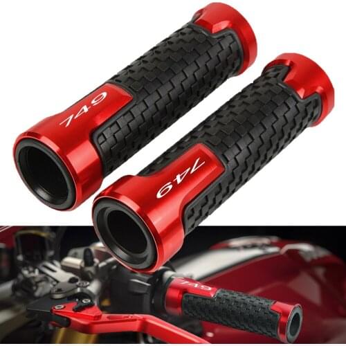 7/8'' 22MM Motorcycle CNC anti-slip handle grips handle bar grip hand For DUCADI 749/S/R 749 S R 2003-2006 2004 2005 749S R