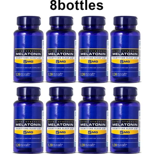 Rapid Release Melatonin 5mg *120tabs/bottle Night Sleep Assistance